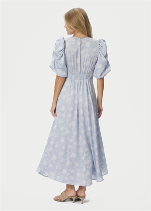 Kikka faded flower kjole Light Blue Neo Noir 